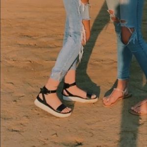 Black sandals
